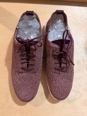 Cole Haan Women's Knit Sneakers in Burgundy